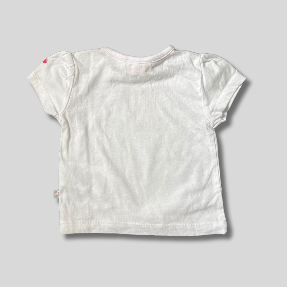 Tricou alb cu cirese