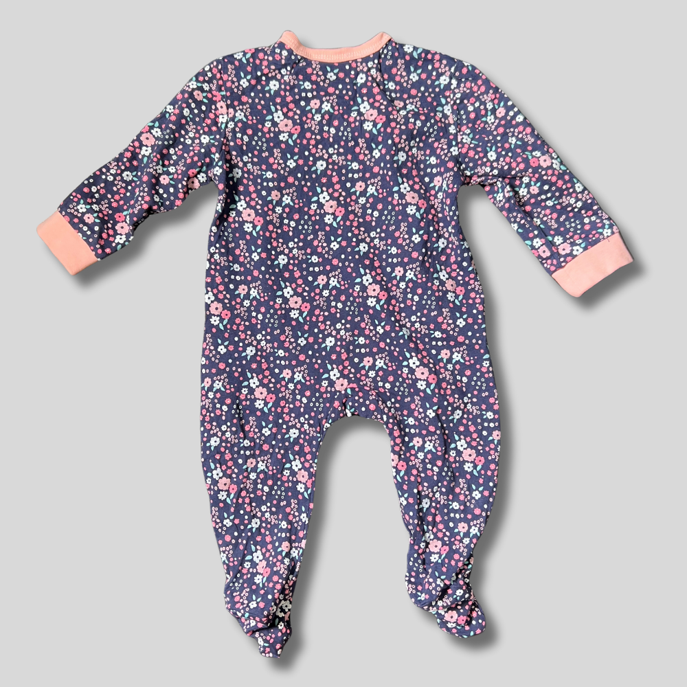 Pijama cu imprimeu floral