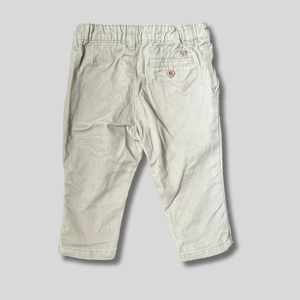 Pantaloni verde inchis eleganti