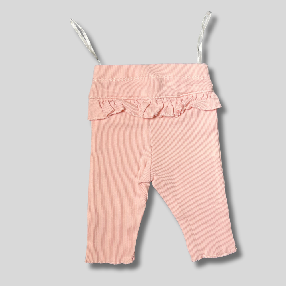 Pantaloni roz raiati