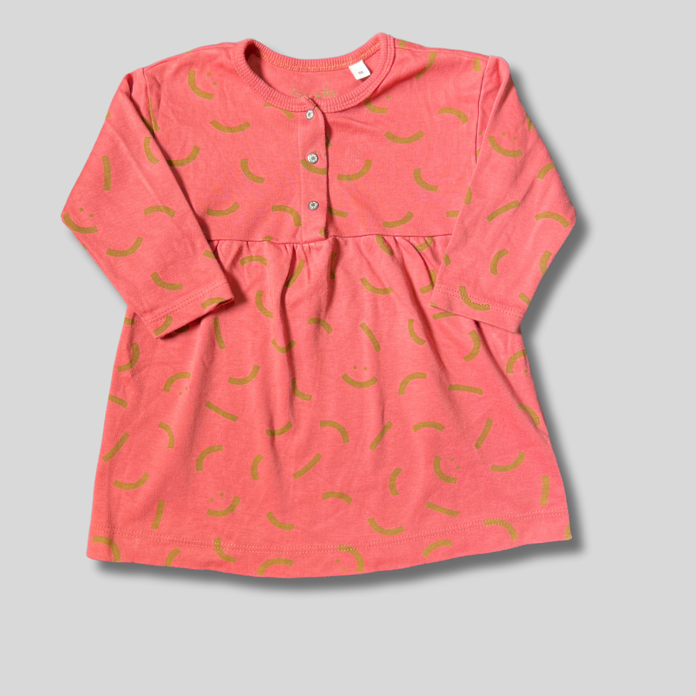 Rochie roz cu smiley