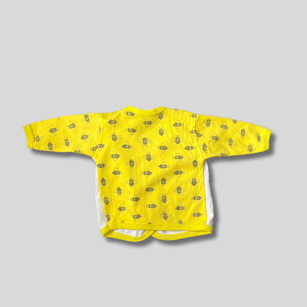 Bluza galbena cu albine