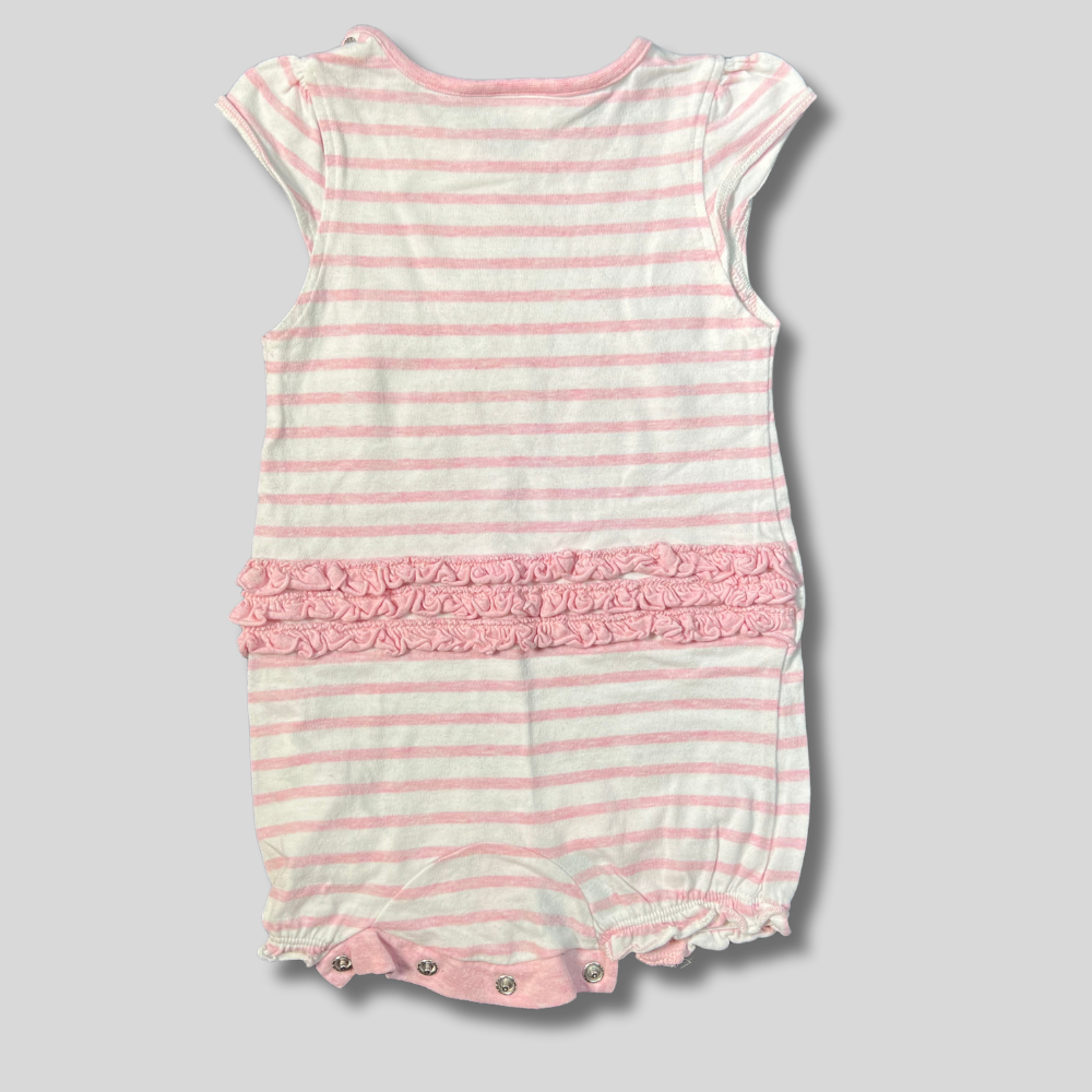 Salopeta cu dungi roz