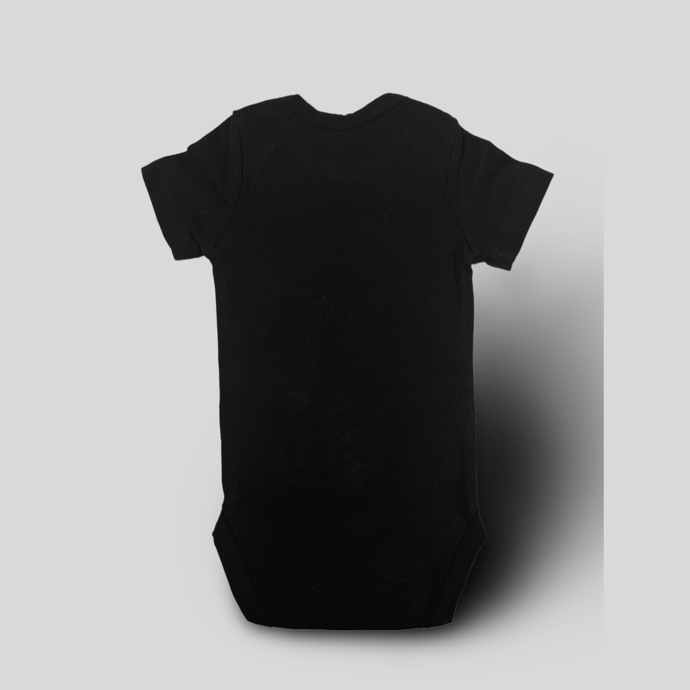 Body negru cu text