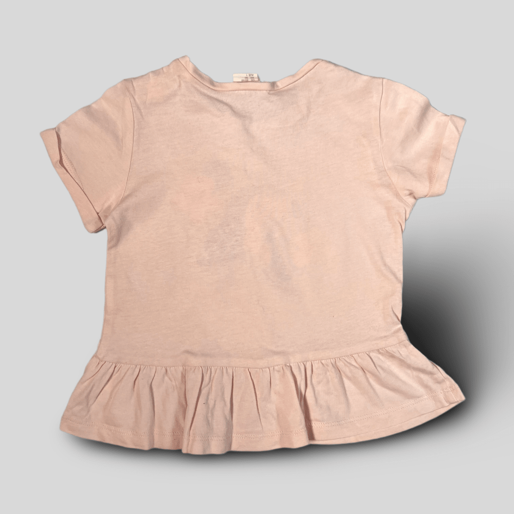 Bluza roz cu papagali