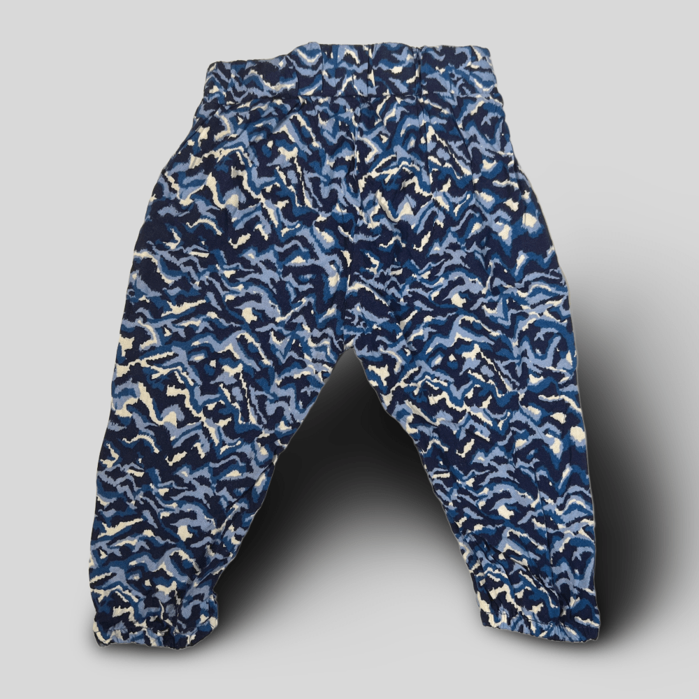 Salvari cu imprimeu albastru