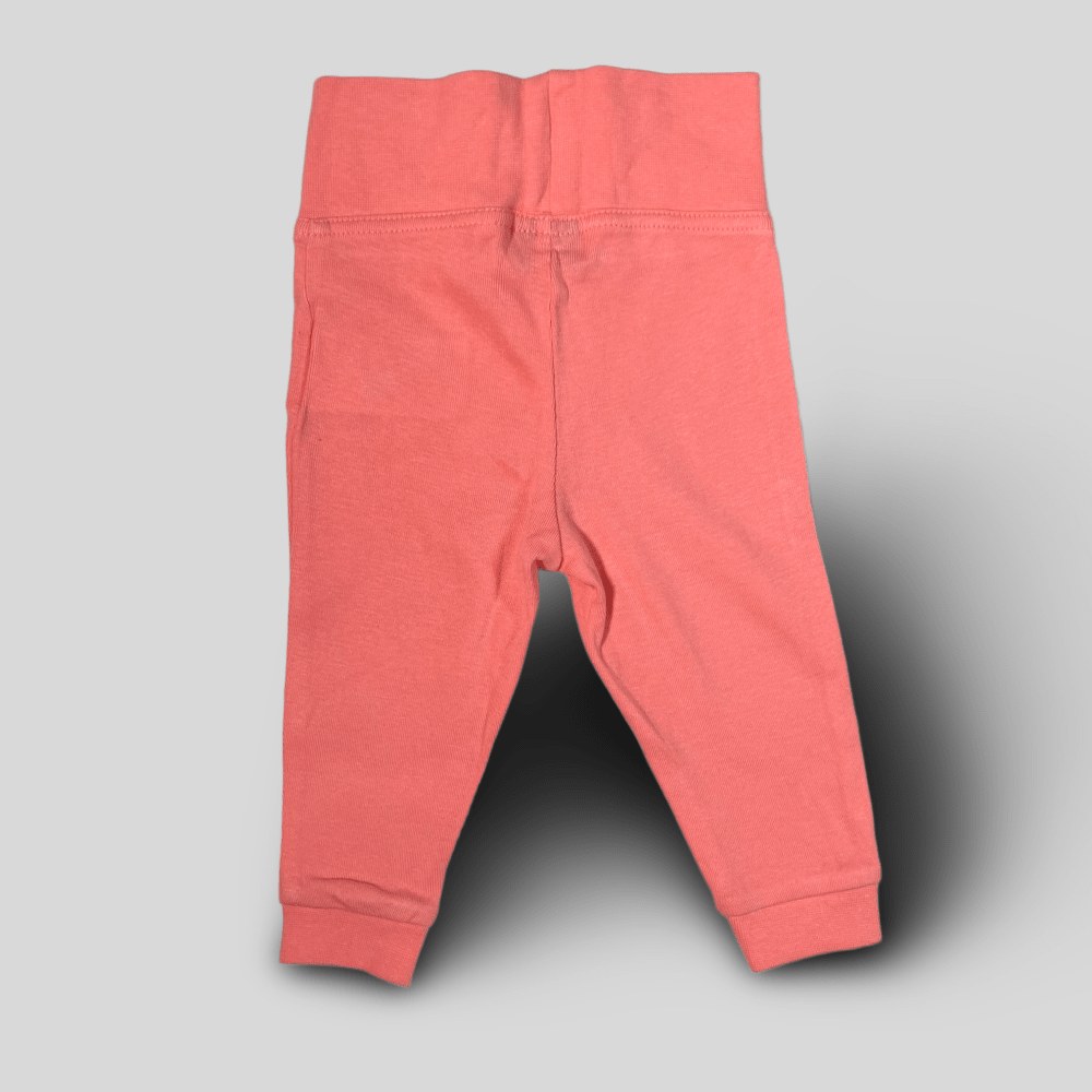 Pantaloni roz cu animalut
