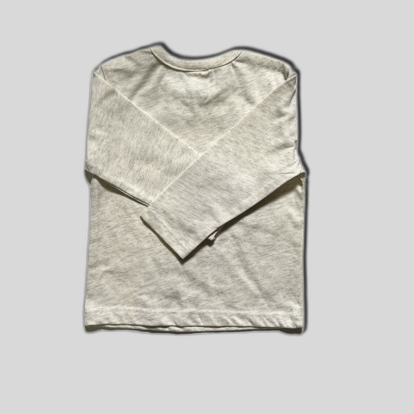 Bluza gri cu maneca lunga