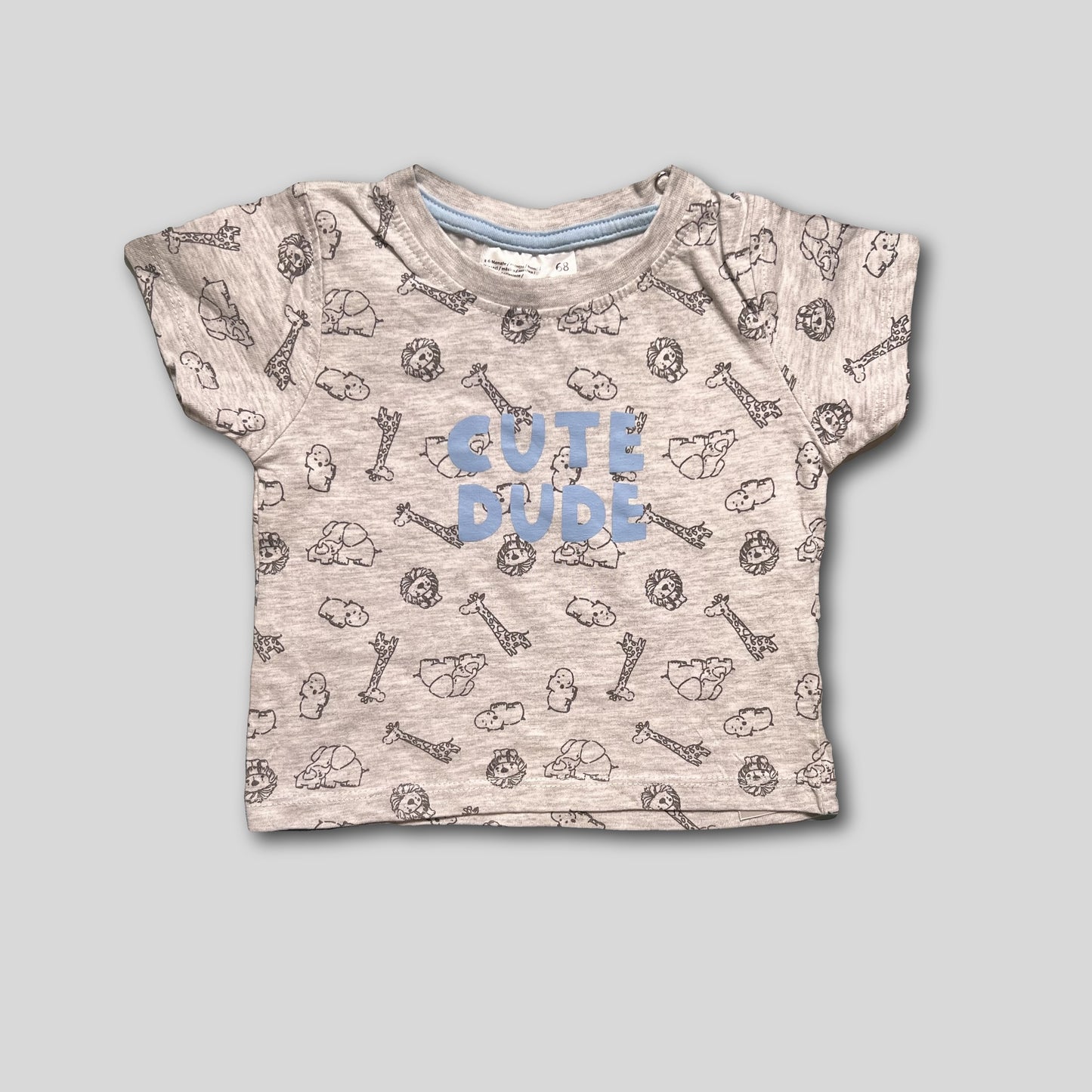 Tricou Baieti | Marimea 68 (3-6 luni) Ca Nou