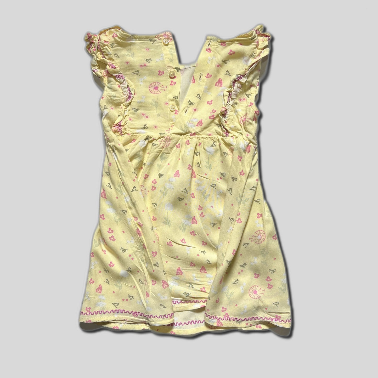 Rochita galbena cu imprimeu