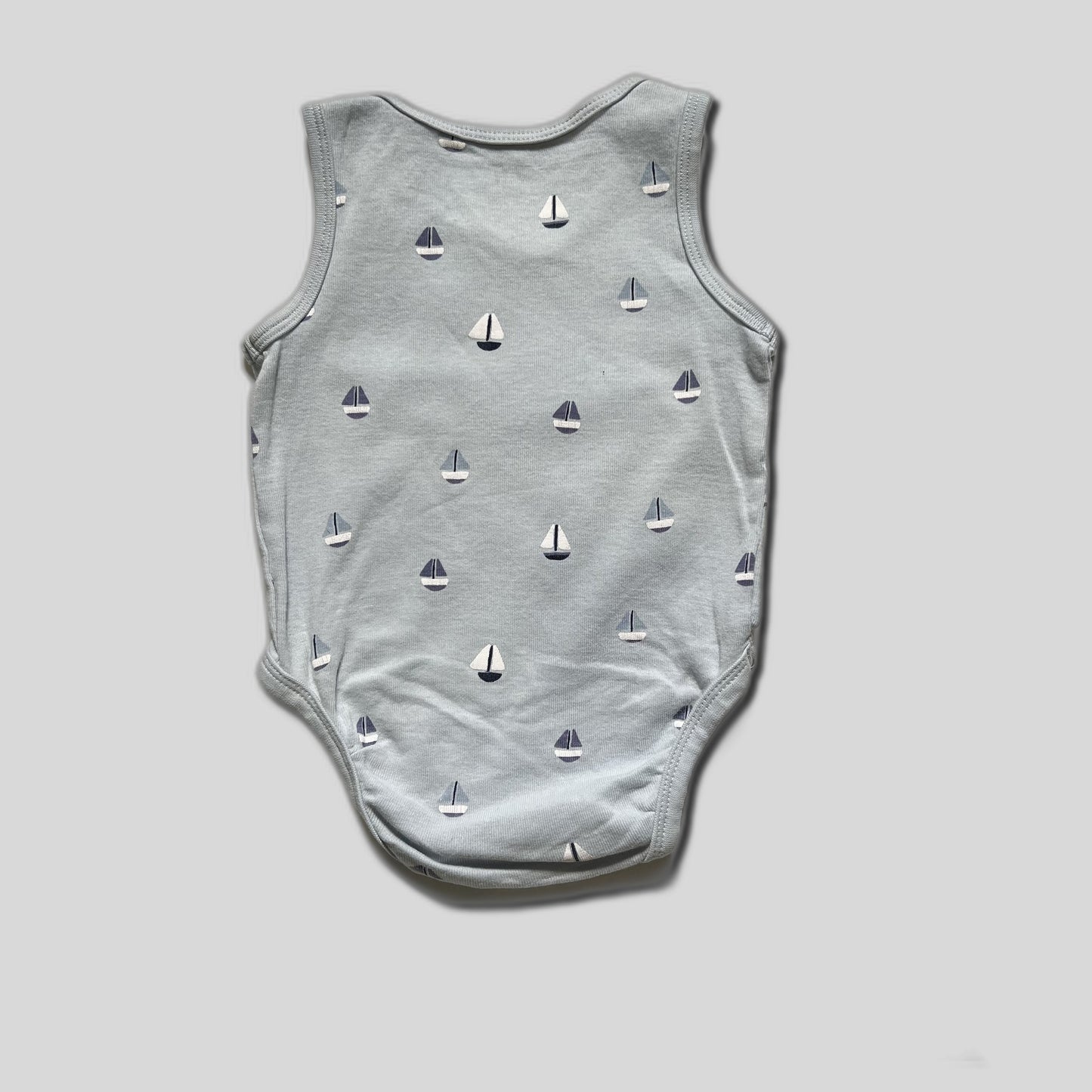 Body maiou bleu cu barcute