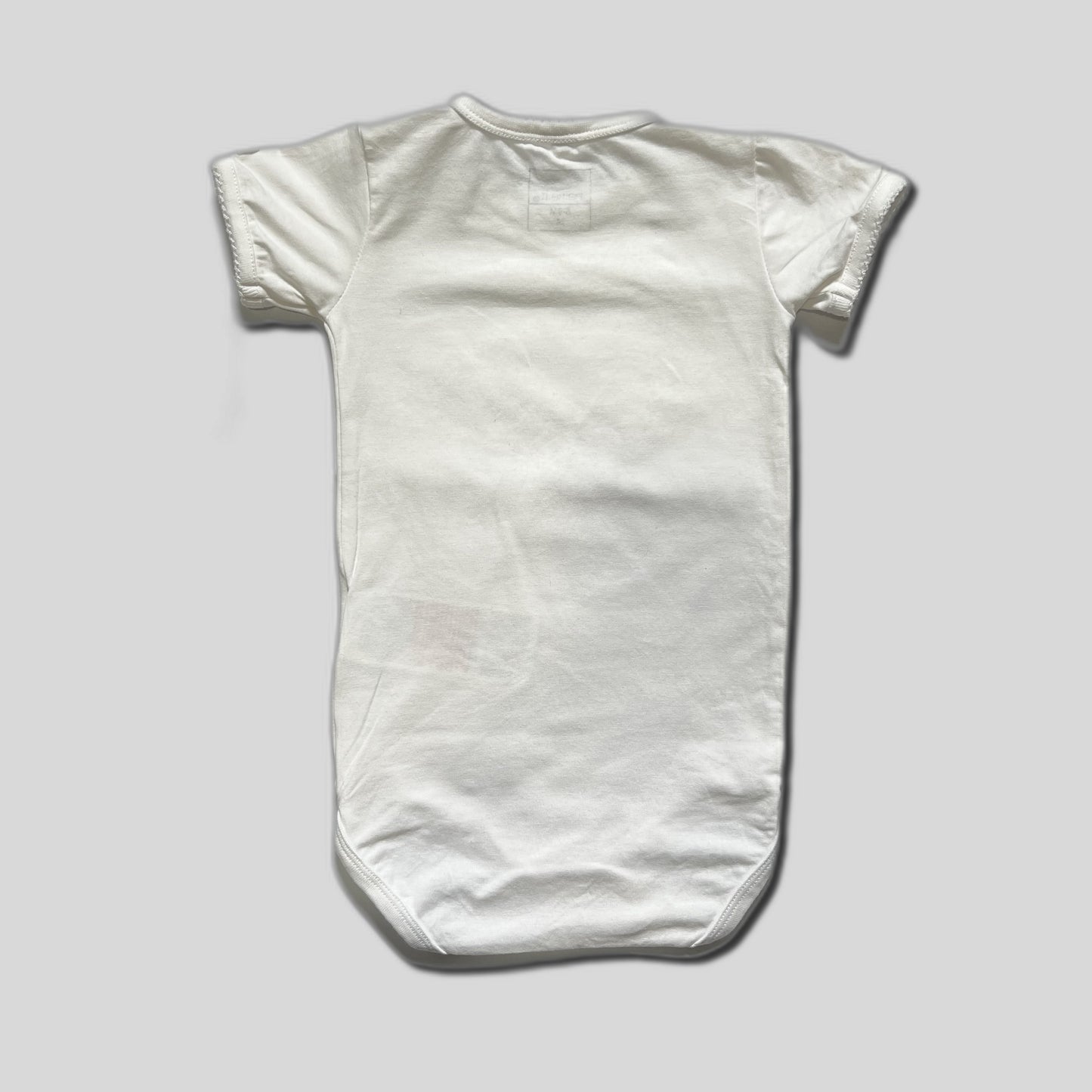 Body alb cu detaliu guler