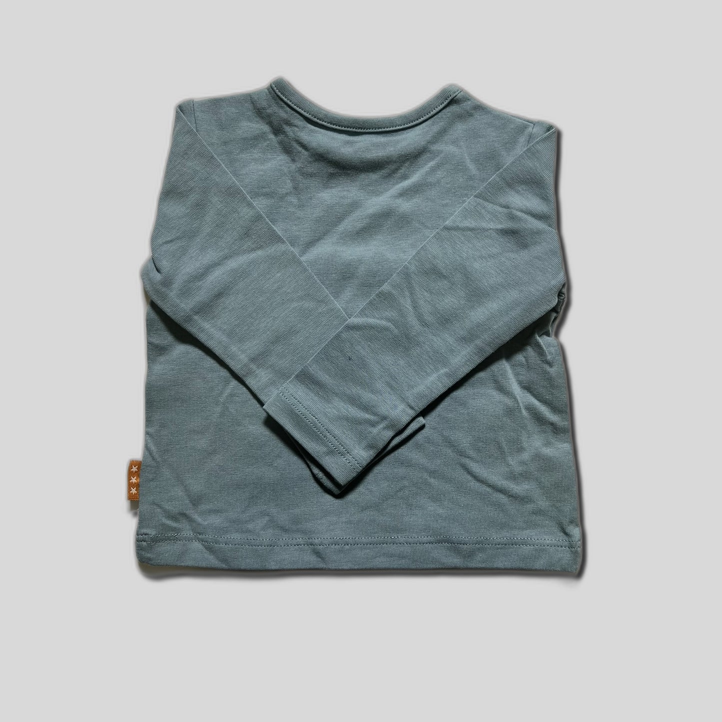 Bluza albastra cu imprimeu