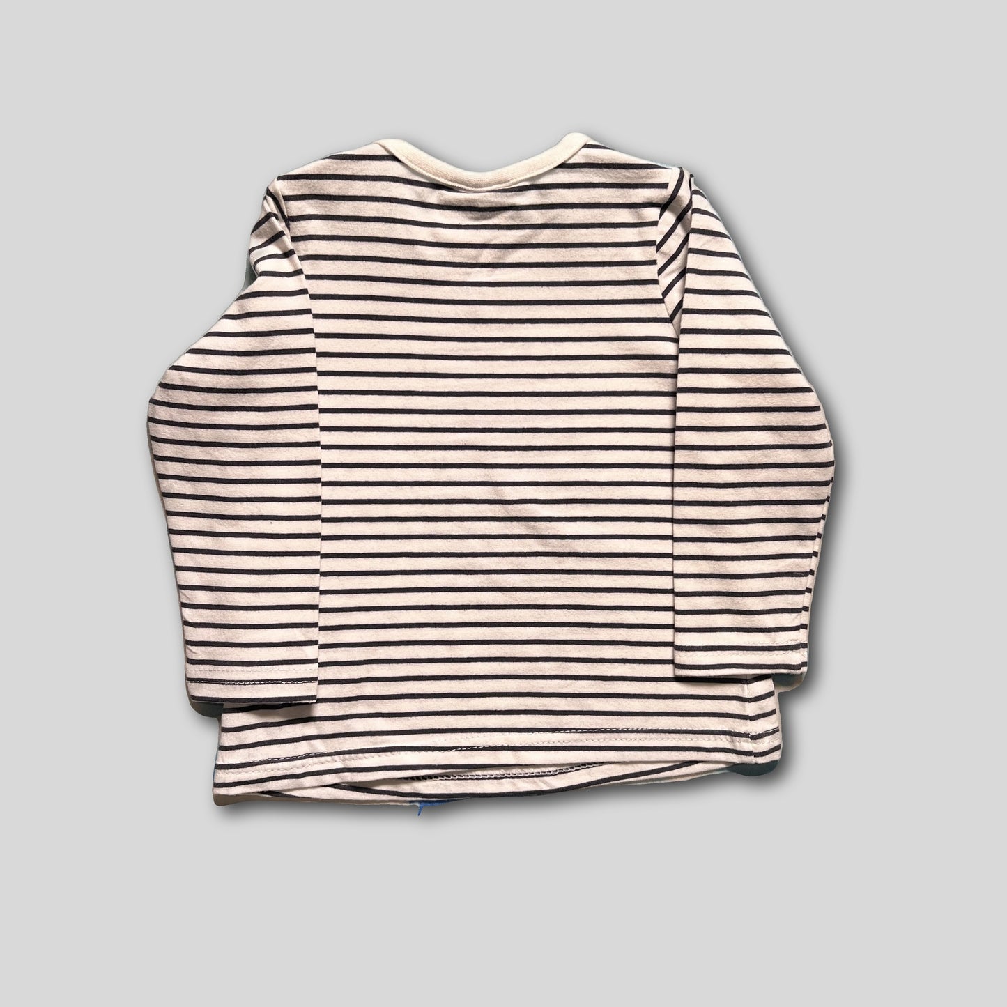 Bluza cu dungi albastre