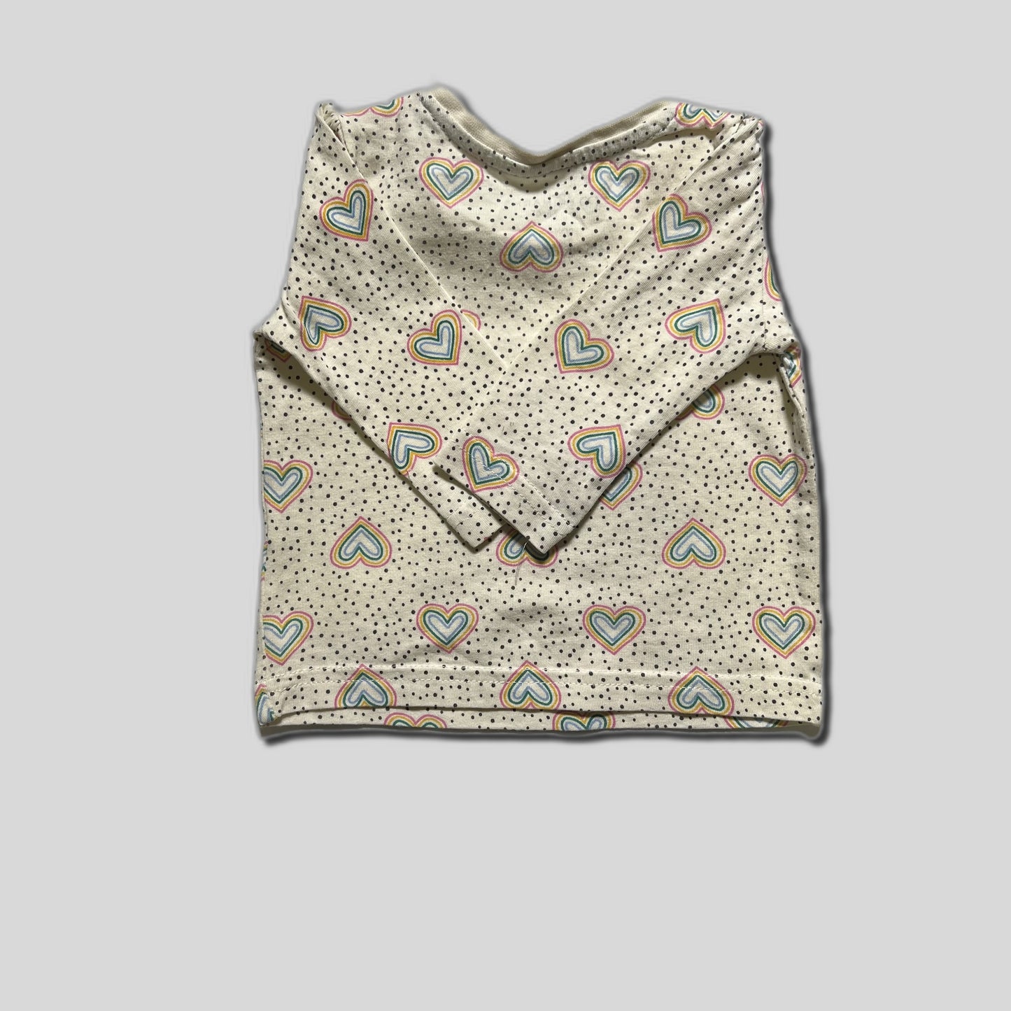 Bluza cu buline si inimioare