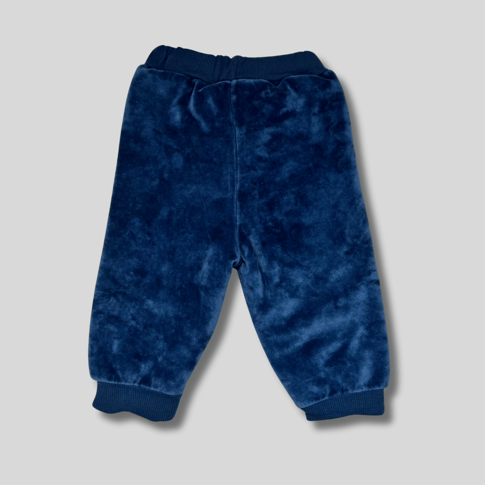 Pantaloni imblaniti albastri