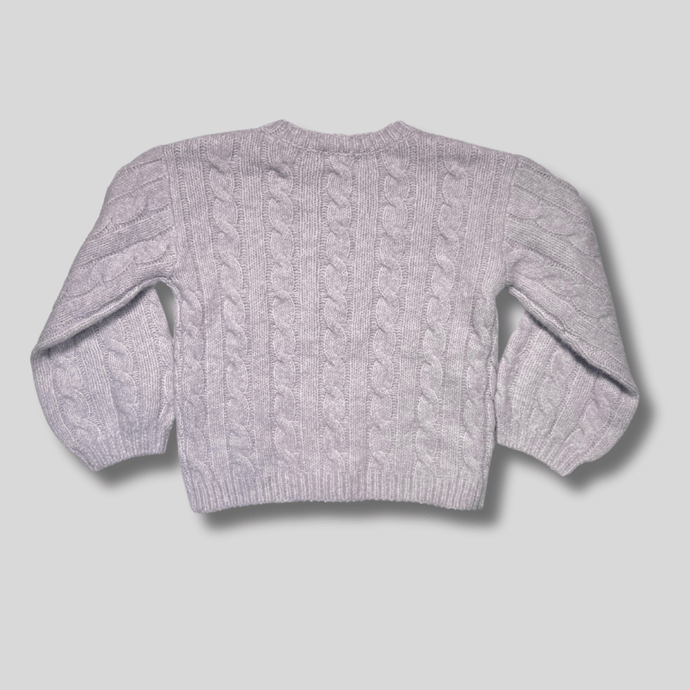 Pulover tricotat mov pal