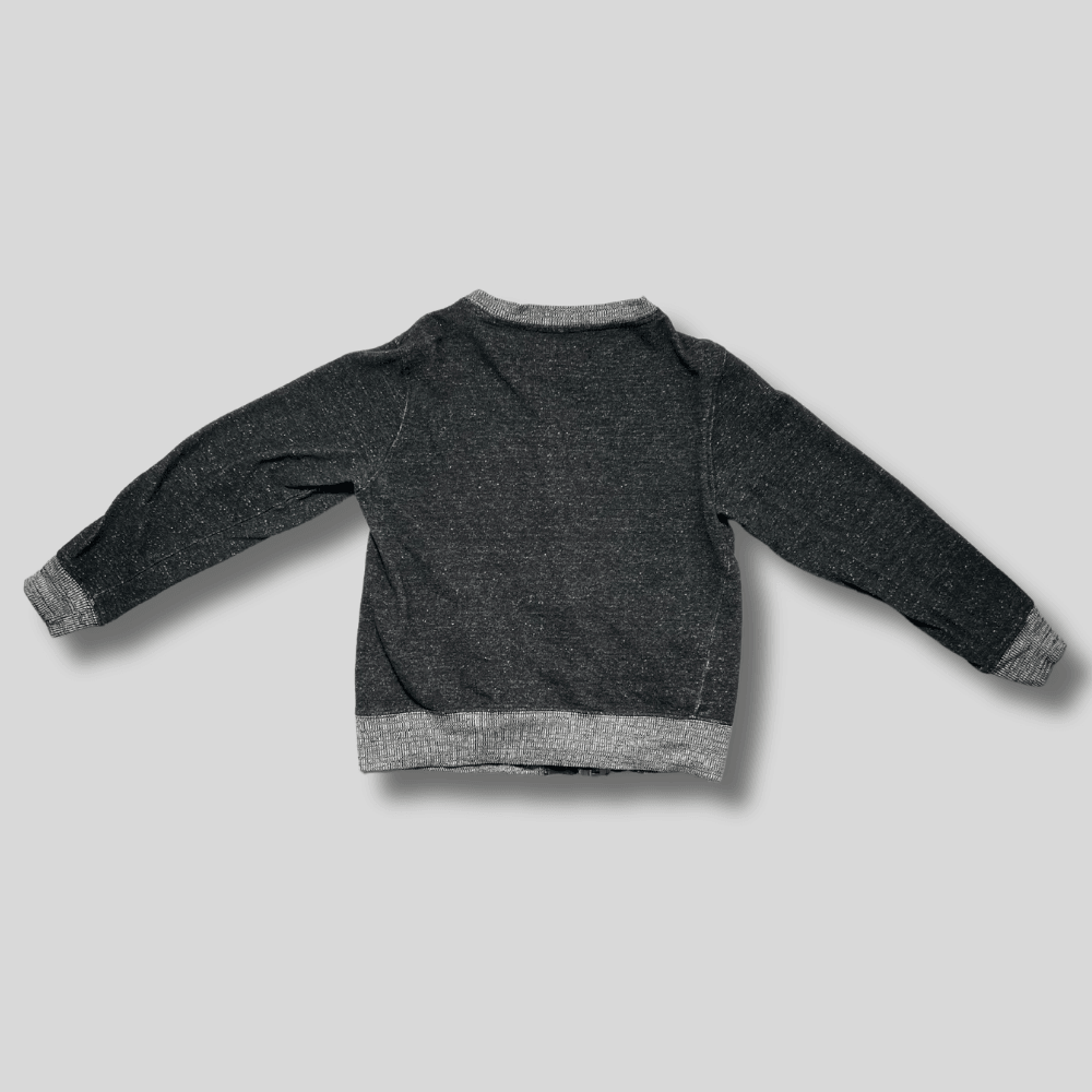 Pulover cu fermoar si buzunare