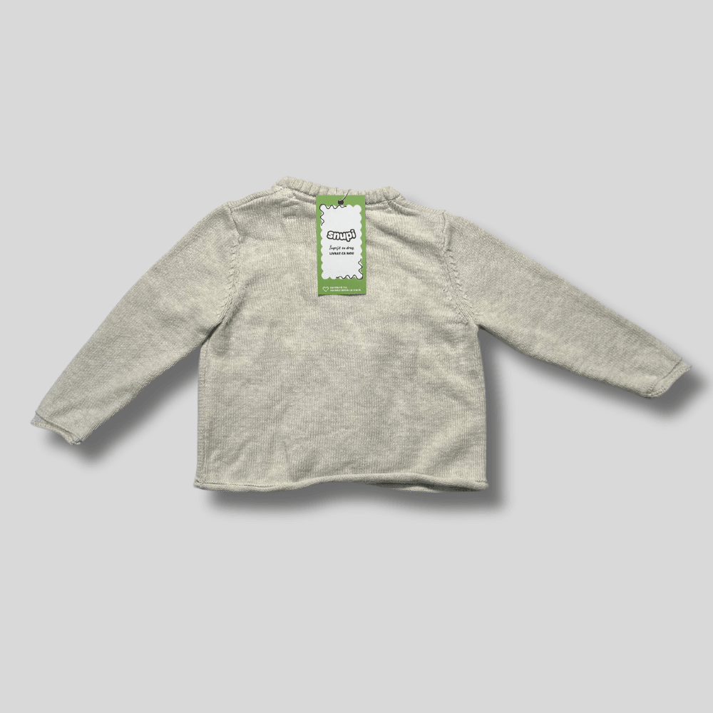 Cardigan cu nasturi floricele