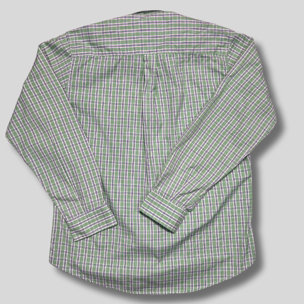 Camasa verde in carouri