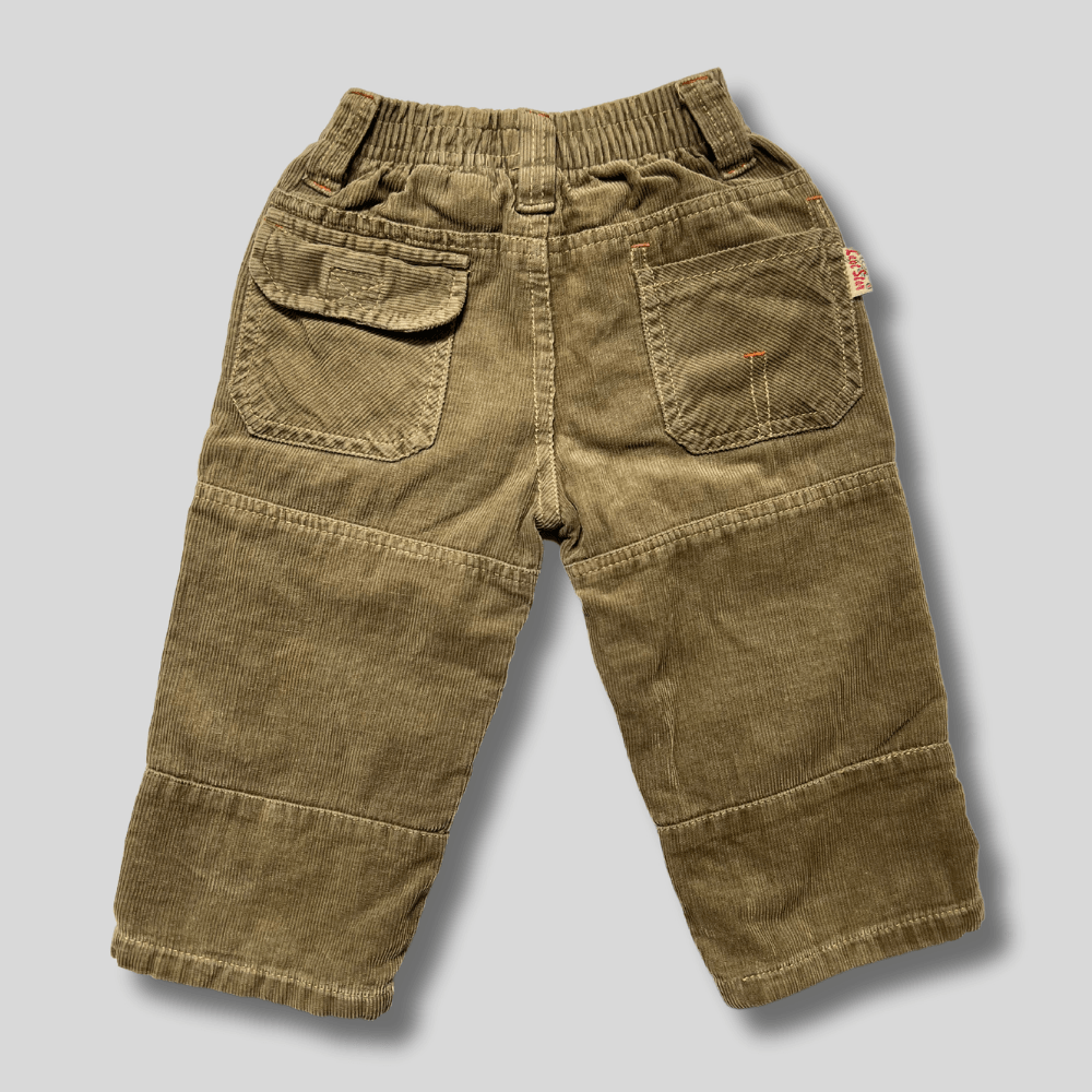 Pantaloni kaki raiati