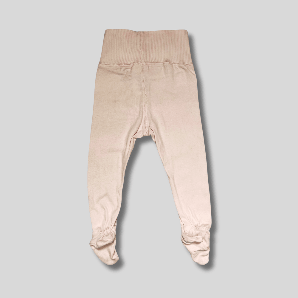 Pantaloni roz pal cu soseta