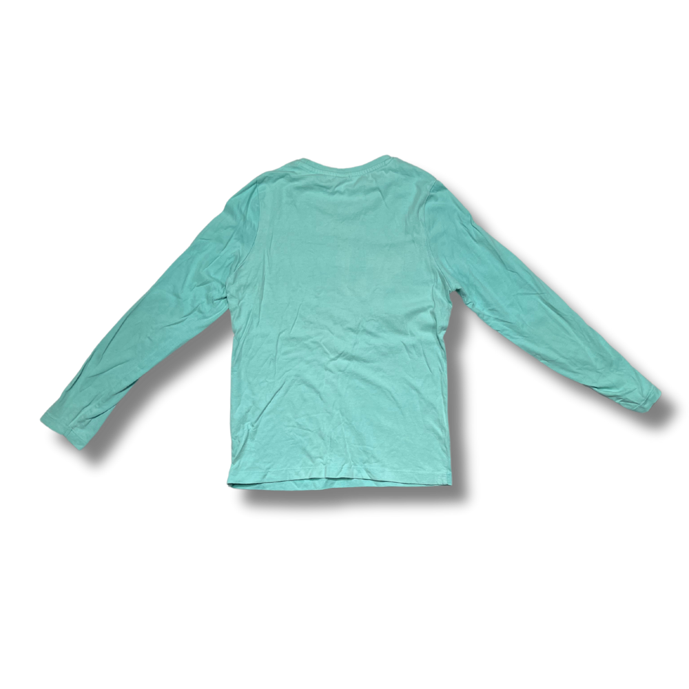 Bluza cu maneca lunga turcoaz