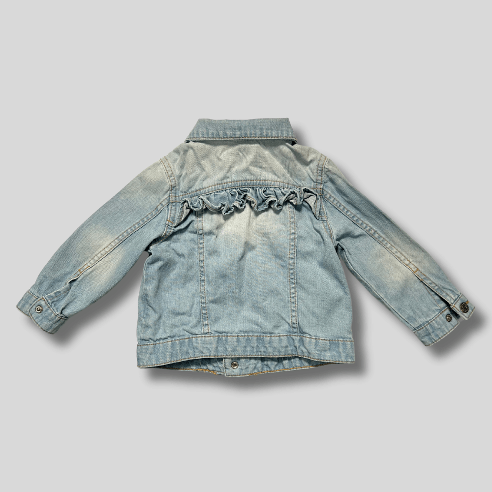 Geaca de blugi cu volane