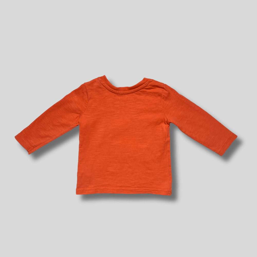 Bluza cu maeca lunga portocalie