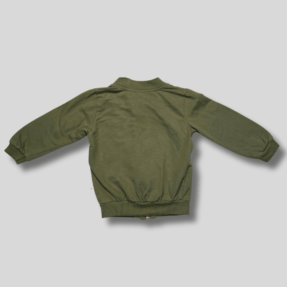 Jacheta kaki cu emblema