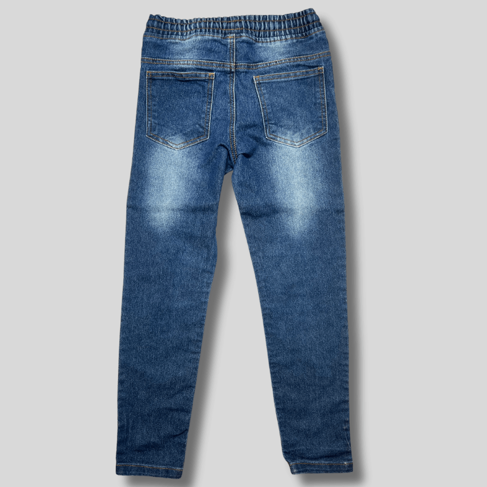 Blugi cu elastic si snur in talie