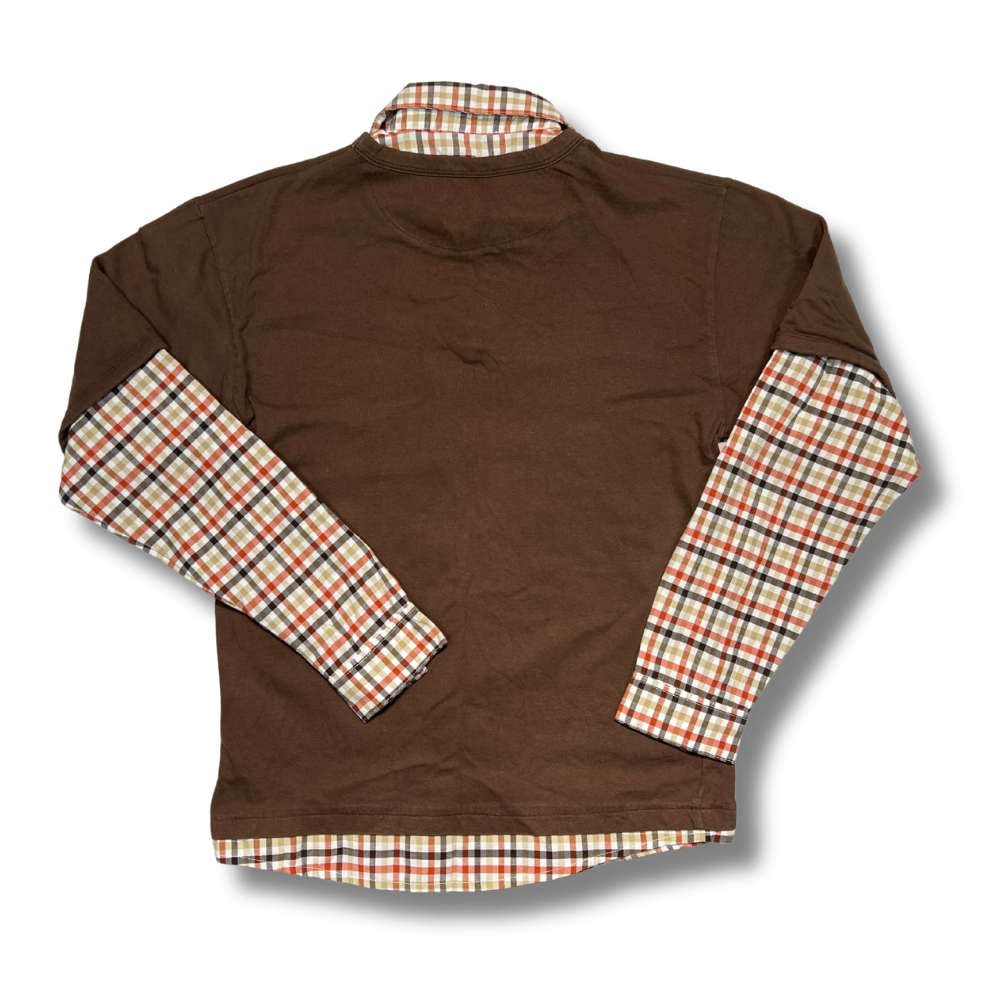 Bluza dubla cu maneca lunga