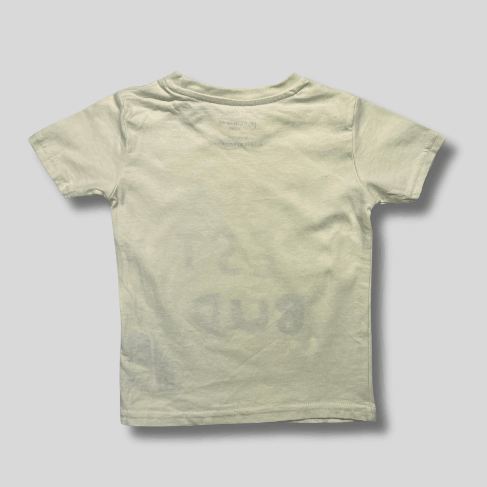 Tricou bej cu imprimeu