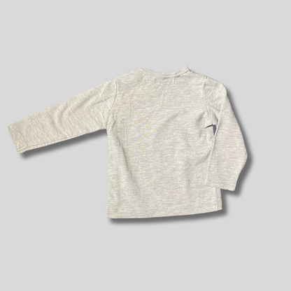 Bluza gri cu maneca lunga
