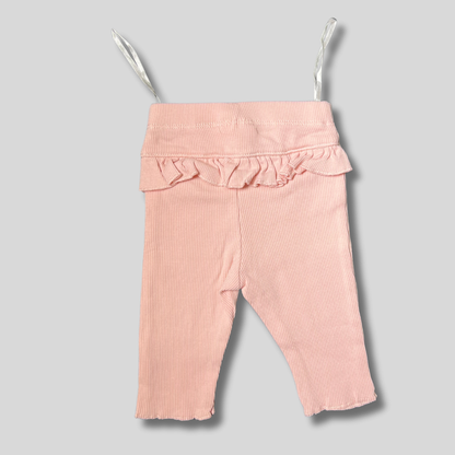 Pantaloni roz raiati