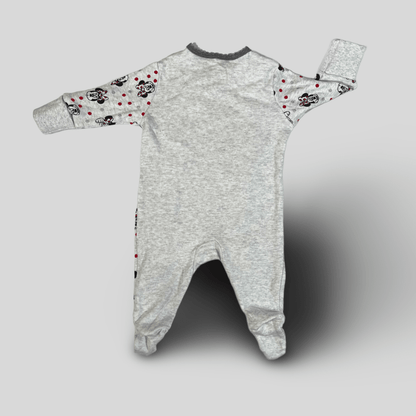 Pijama cu capse cu Minnie Mouse