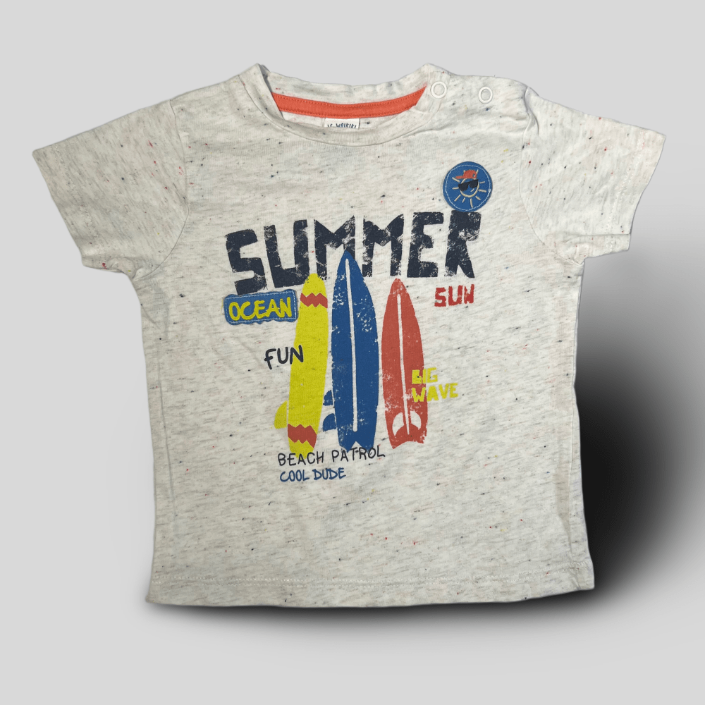 Tricou Baieti | Marimea 74 (6-9 luni) Ca Nou