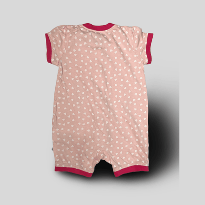 Salopeta pijama cu inimioare si soricel