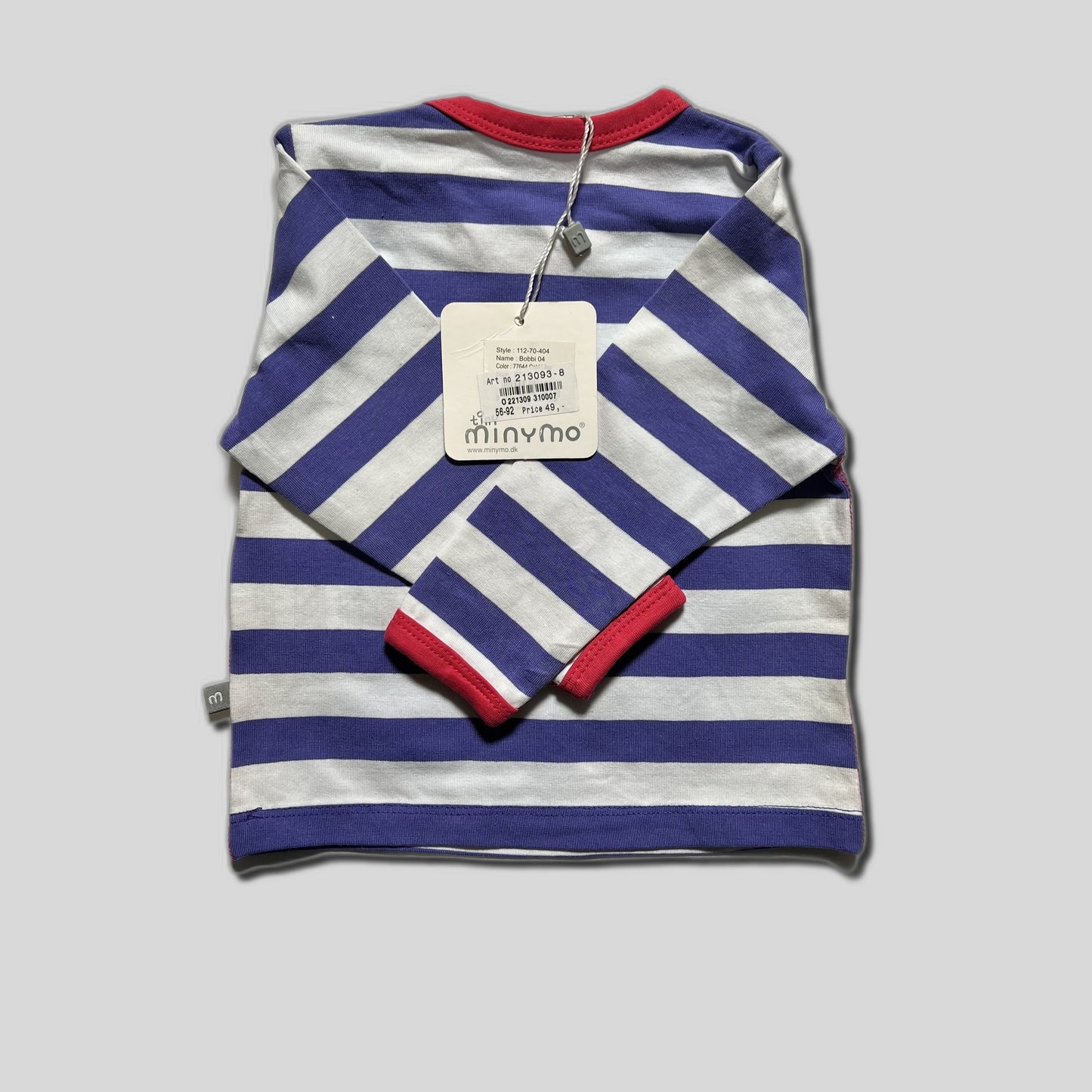 Bluza cu dungi mov