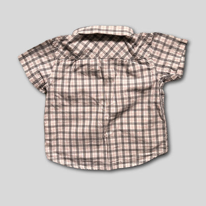 Camasa cu maneca scurta in carouri