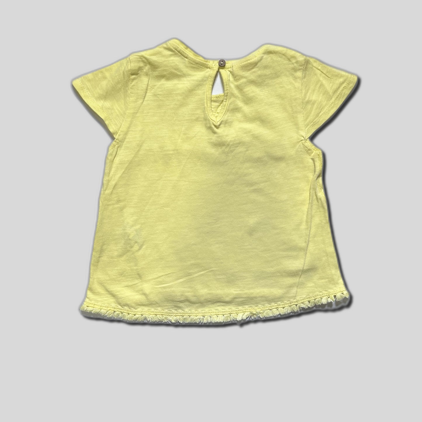 Bluza galbena cu franjuri