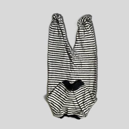 Salopeta pijama zebra