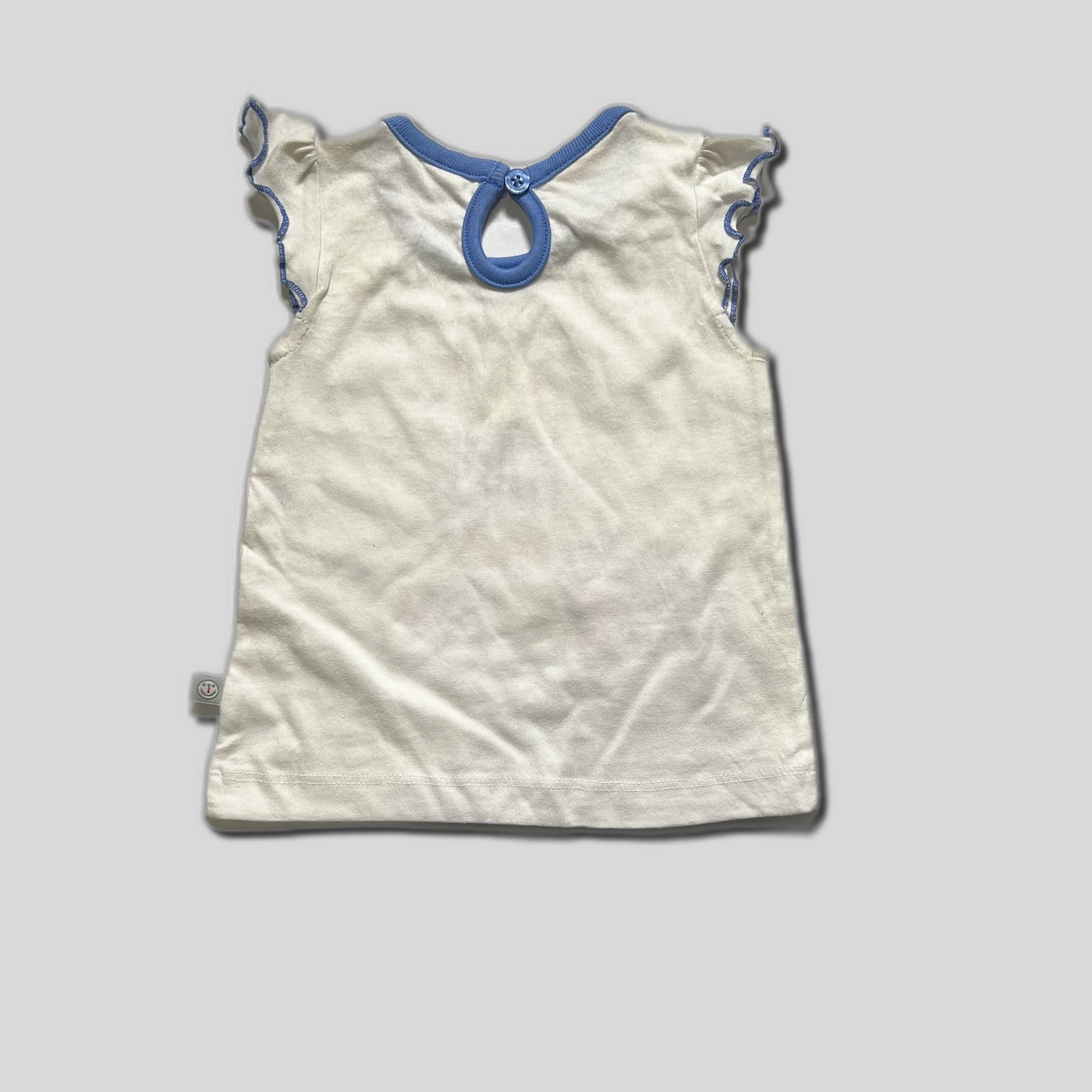 Tricou cu imprimeu si inimioare