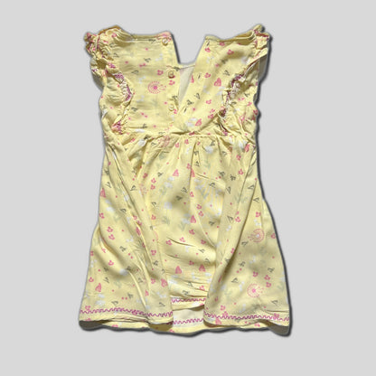 Rochita galbena cu imprimeu