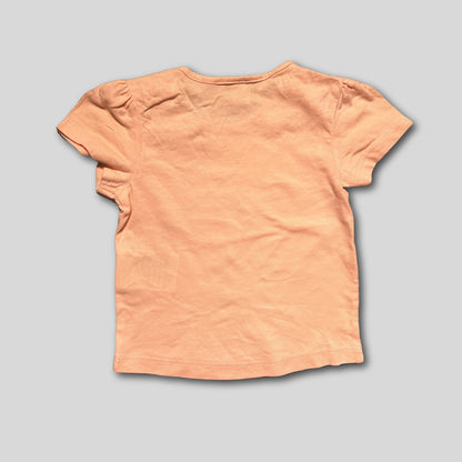 Tricou cu flamingo si sclipici