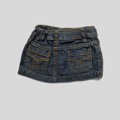 Fusta de blugi cu buzunare