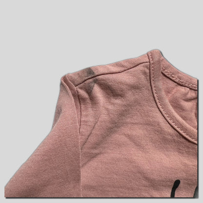 Bluza roz cu scris