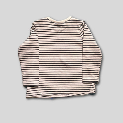 Bluza cu dungi albastre