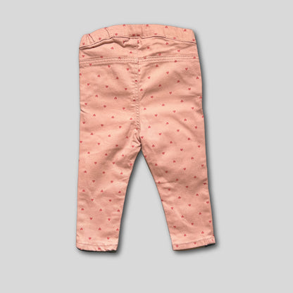 Blugi roz cu inimioare