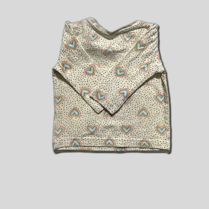 Bluza cu buline si inimioare